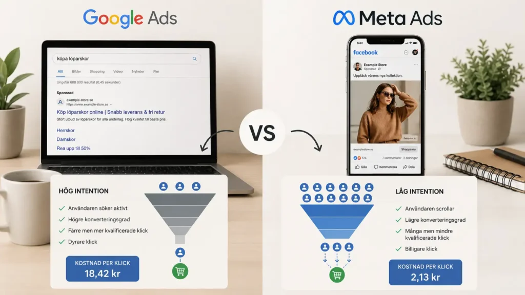 Google Ads vs. Meta Ads